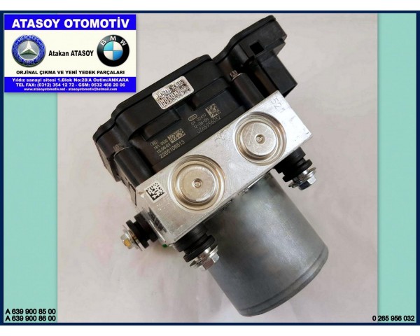 MERCEDES W639 VİTO ABS BEYNİ 6399008500 - 6399008600 - 0265956032 - 0265242180 - 0265242181 - 2265106513 A6399008500 A6399008600 A 639 900 85 00 A 639 900 86 00 - 0 265 956 032 - 0 265 242 180 - 0 265 242 181